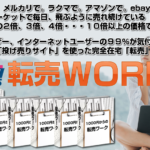 転売ワーク(福田陽介)のレビュー(仕入れ値の10倍以上の可能な転売ビジネス)